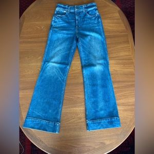 River and Thread High Rise Flare Jeans Size 28